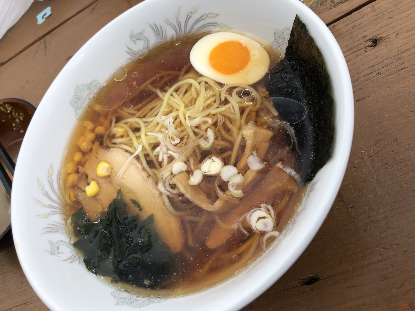 涸沢ヒュッテの醤油ラーメン 朝ラーメン 涸沢カールの食事